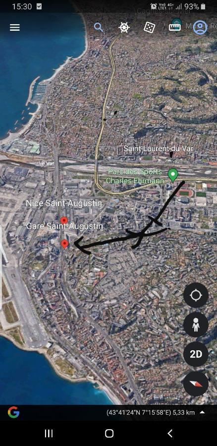 Appartements Renove 2023 Proche Aeroport 5Min, Gare Sncf 2 Min, Tramway Au Pied De L'Immeuble , Parking Possible, Renovated Apartments 2023 Near The Airport 5 Min, Train Station 2 Min, Tram Next To The Building 1 Min, Parking Possible Nice Eksteriør billede